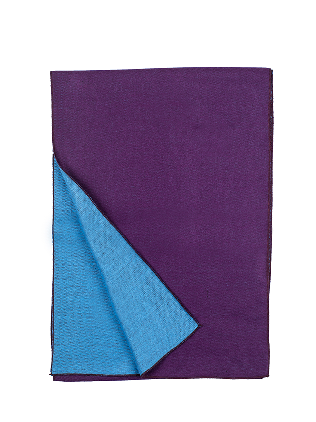 T.O. Collection Two-Toned Scarf - Purple-Blue