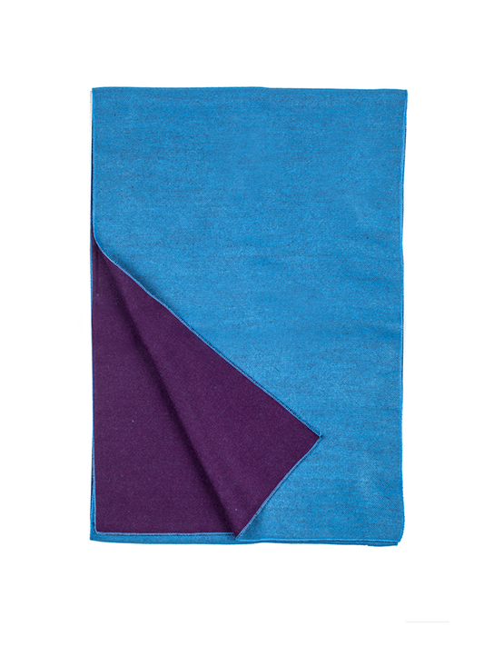 T.O. Collection Two-Toned Scarf - Blue-Purple