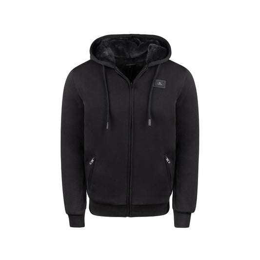 Men's Dulce Black Hoodie - Black Fur