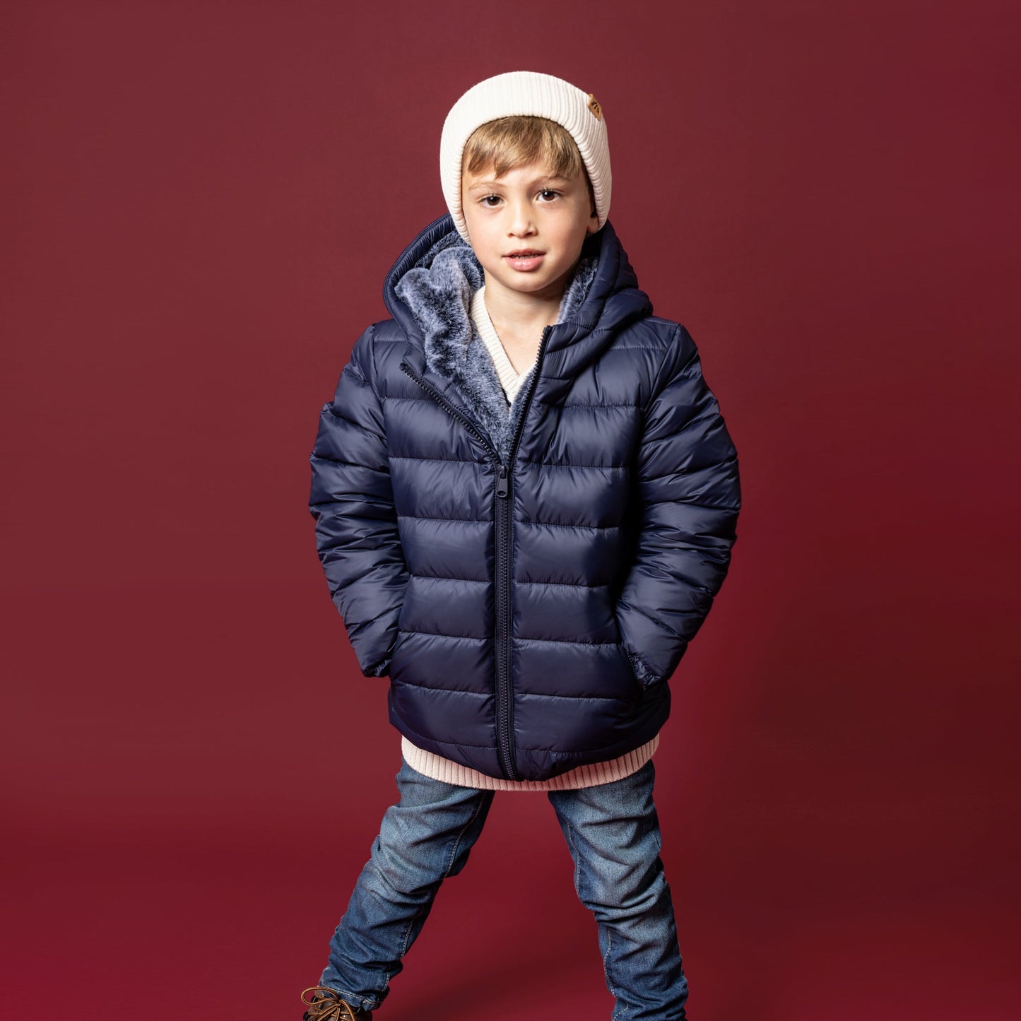 Boy's Classic Puffer Coat