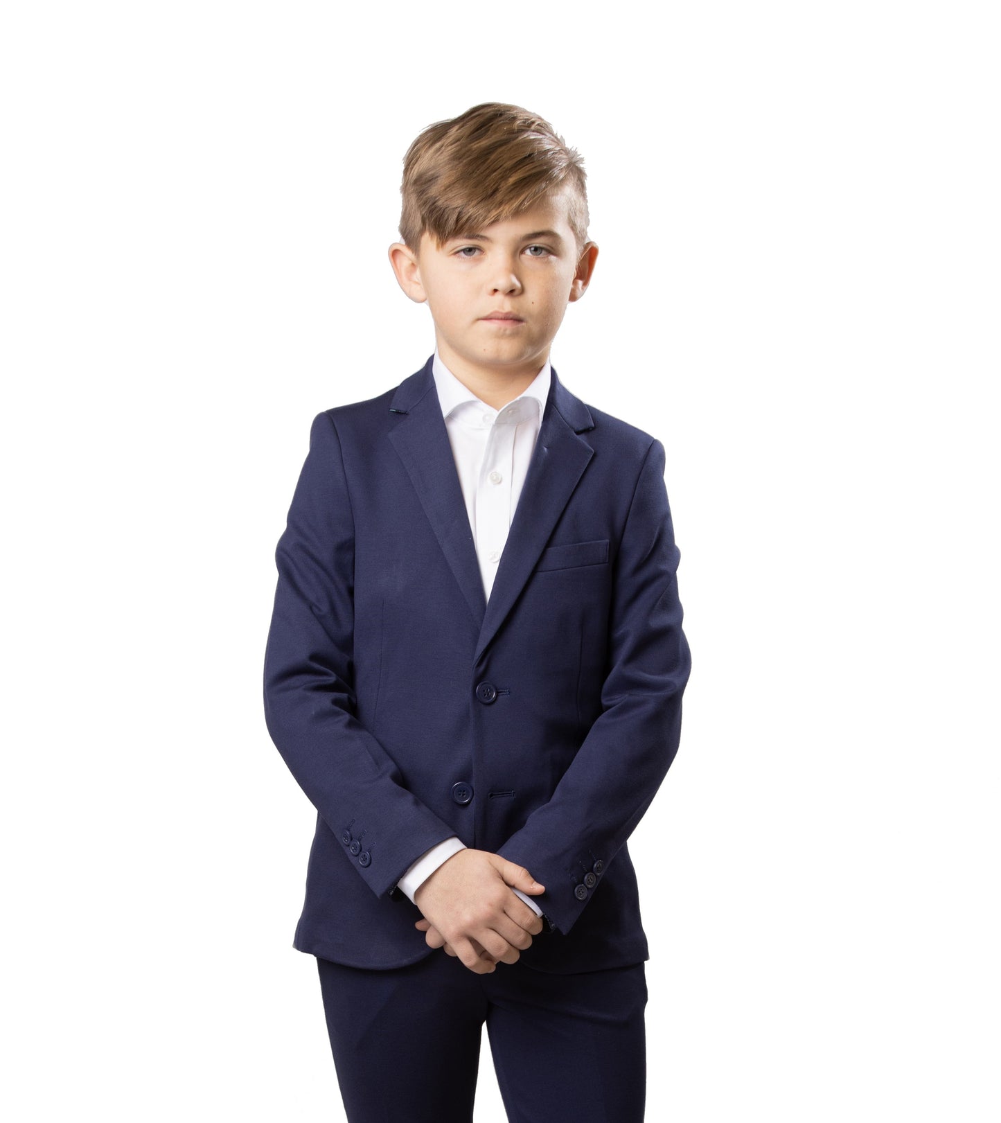 Boy's Soho Stretch Suit Jacket - Bright Navy