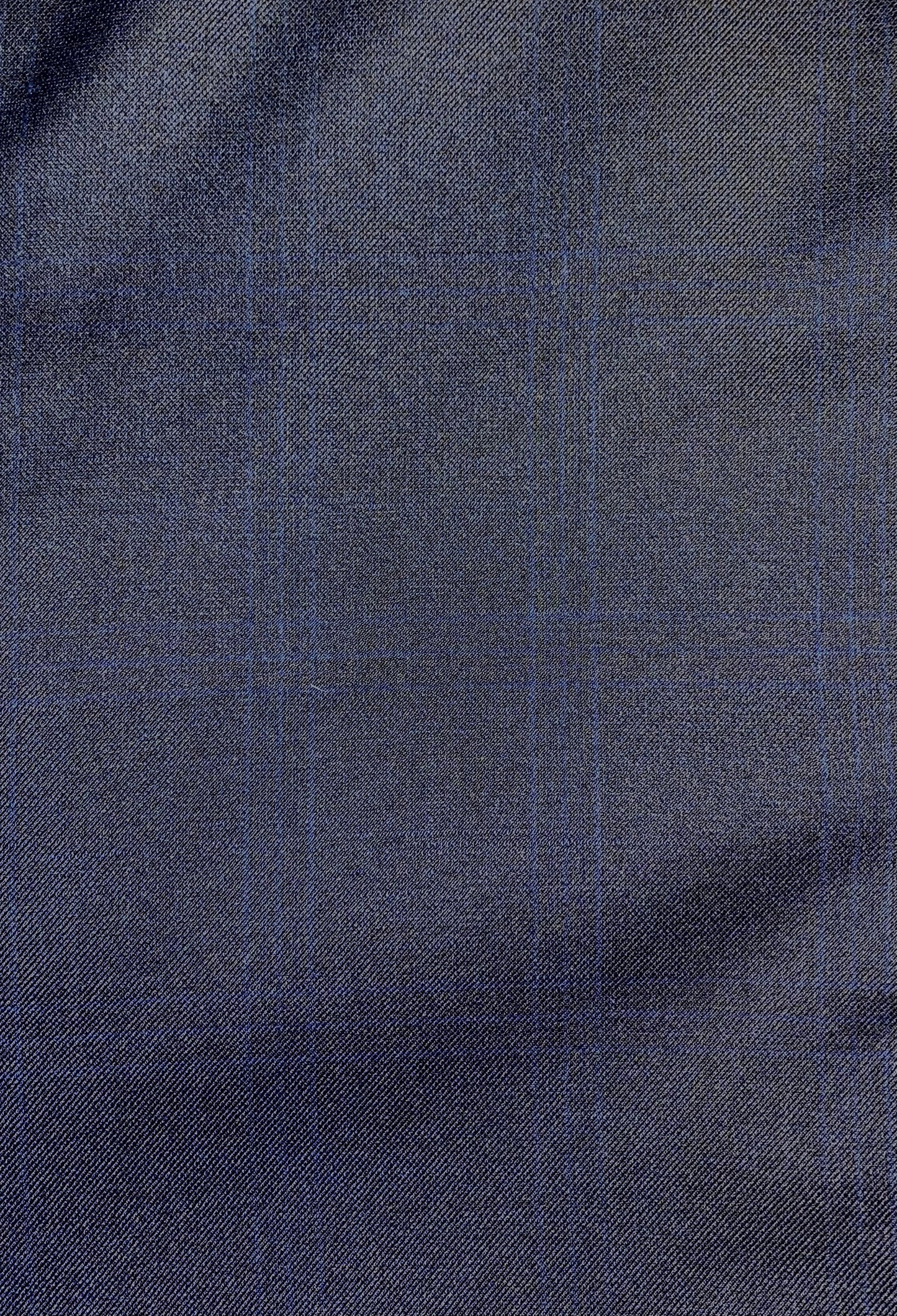Boy's Fashion Suit - Navy Subtle Plaid