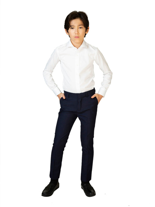 Boy's TR Pants - Navy Pique