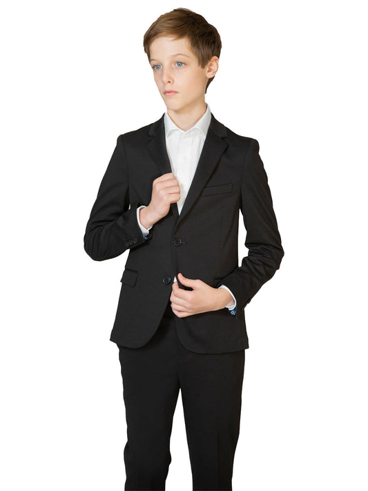 Boy's Soho Stretch Suit Separate | Black