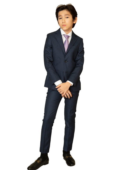 Boy's TR Suit - Heather Blue