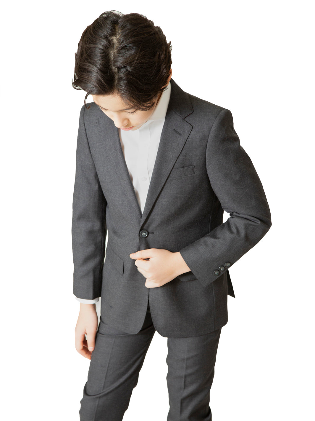 Boy's TR Suit Jacket - Charcoal