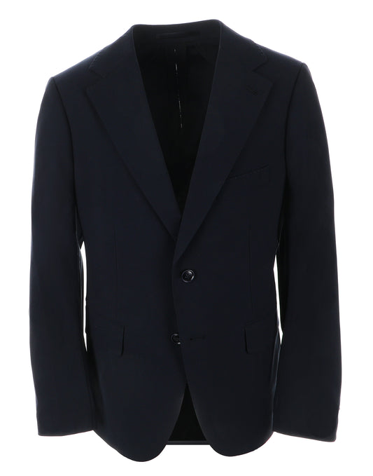T.O Men's Performance Platinum Blazer Jacket - Navy