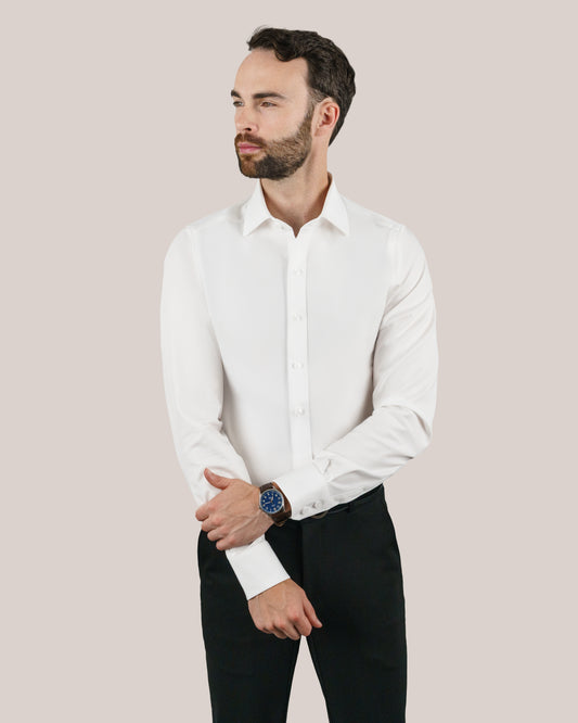 Men's Non iron Stretch Label shirt