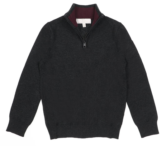 T.O. Collection Men's Quarter Zip Sweater