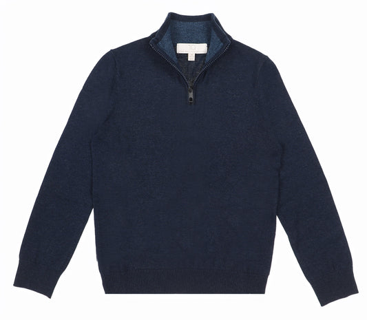 T.O. Collection Boy's Quarter Zip Sweaters