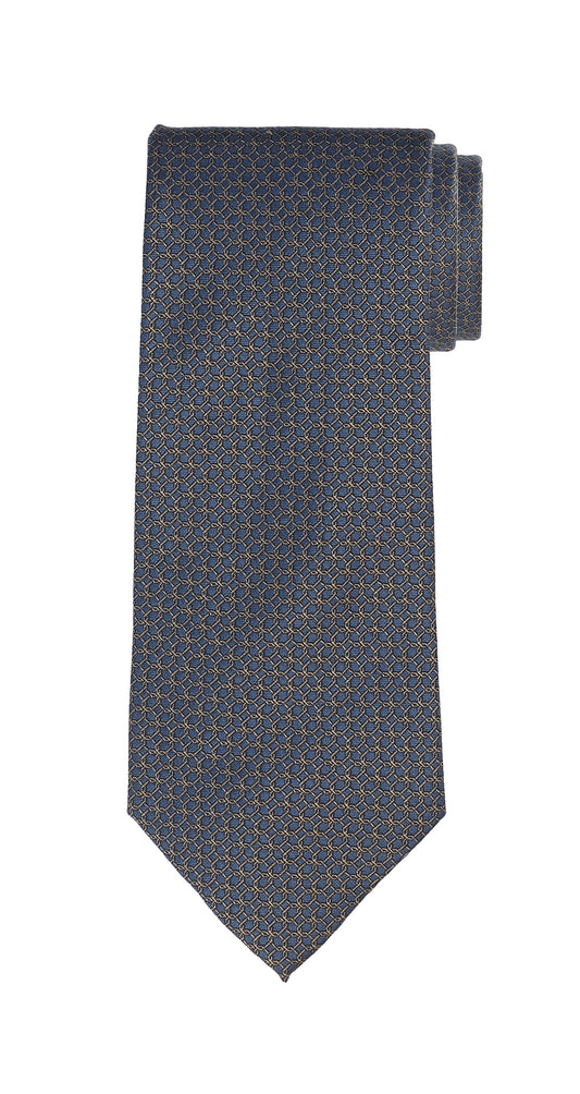 Men's T.O. Collection Chain Tie- Blue