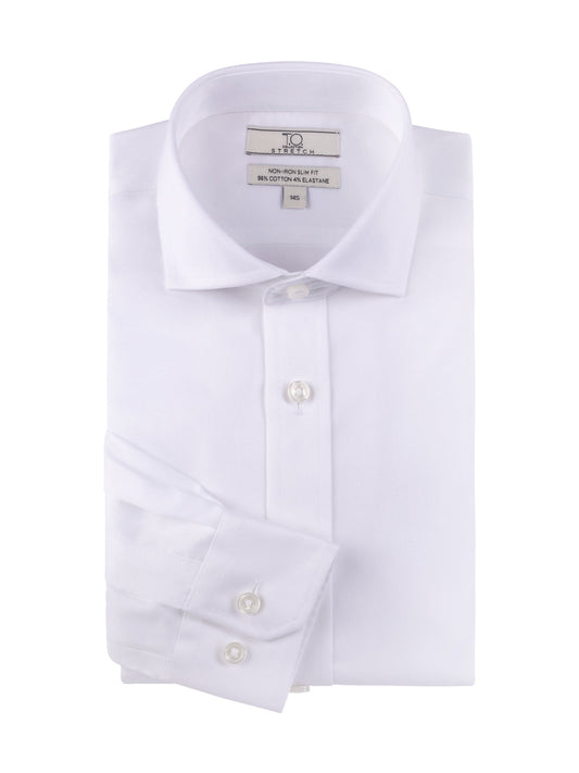 Boy's Long Sleeve Stretch Non-Iron Shirt