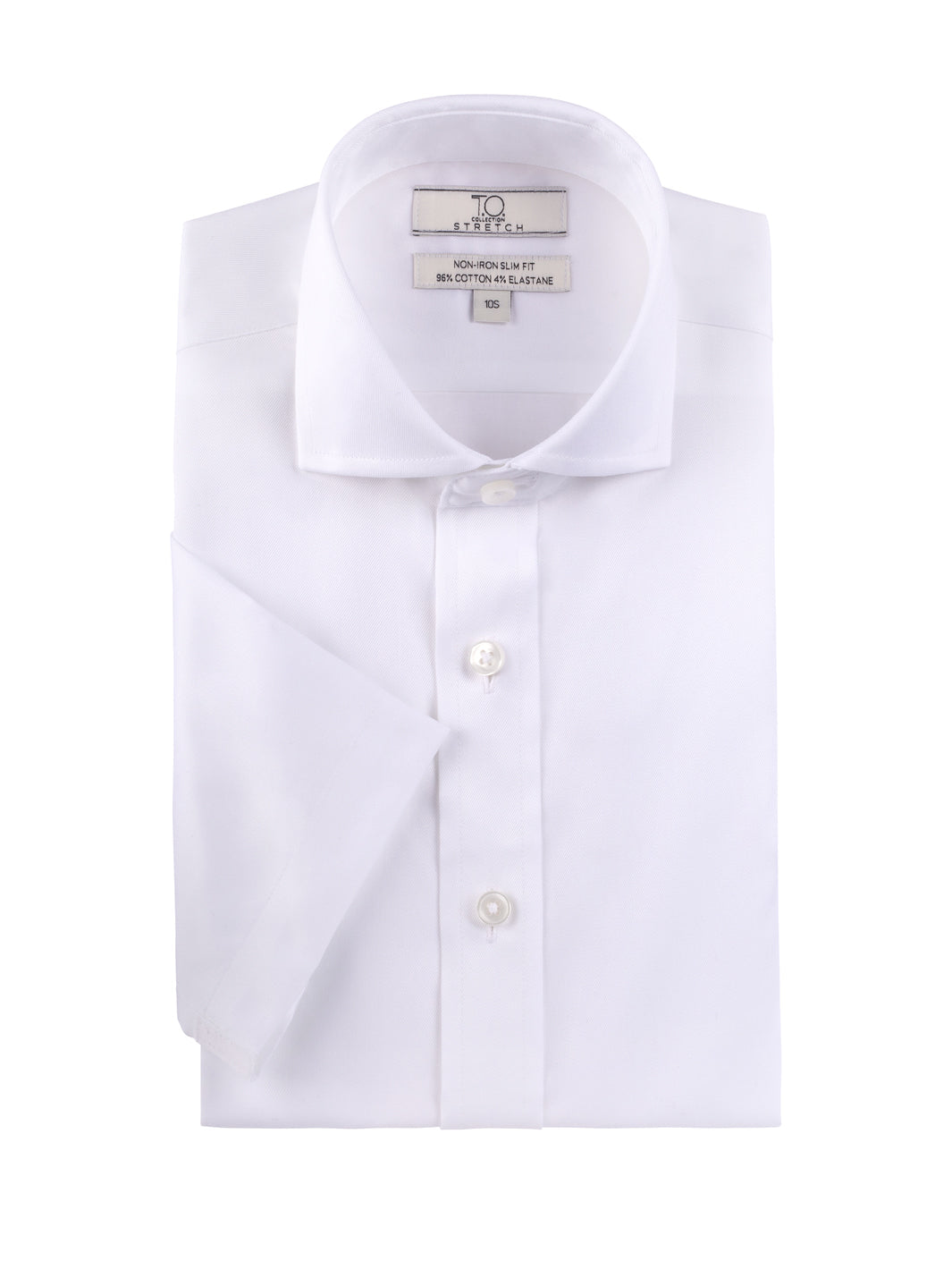 Boy's Short Sleeve Stretch Non-Iron Shirt