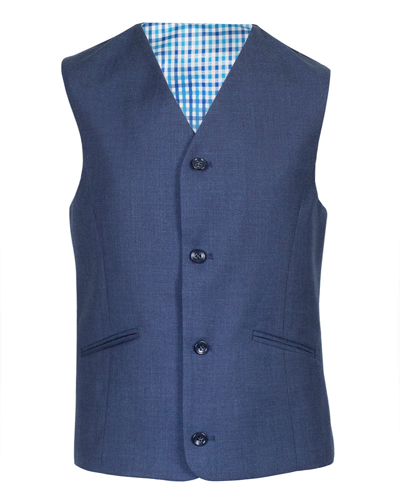 Boy's TR Vest - Heather Blue