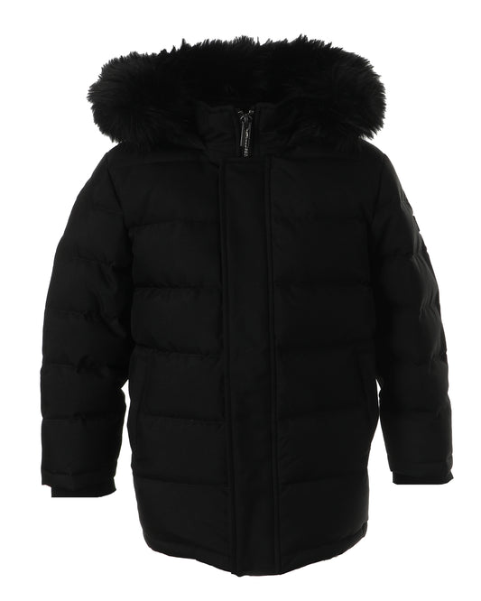 Black Nixon Coat with Black Fur
