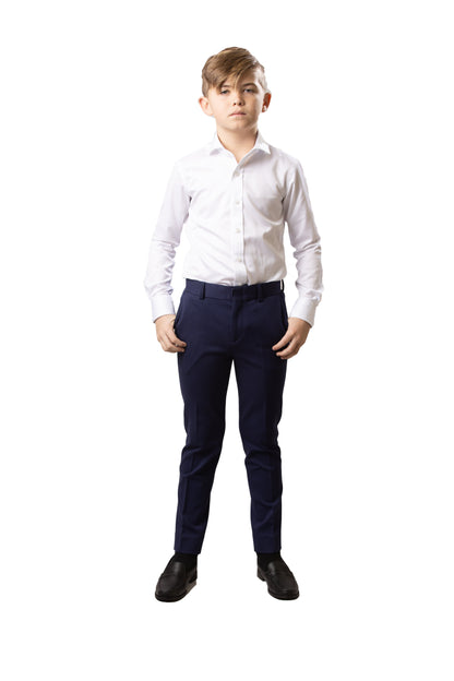Boy's Soho Stretch Suit - Bright Navy