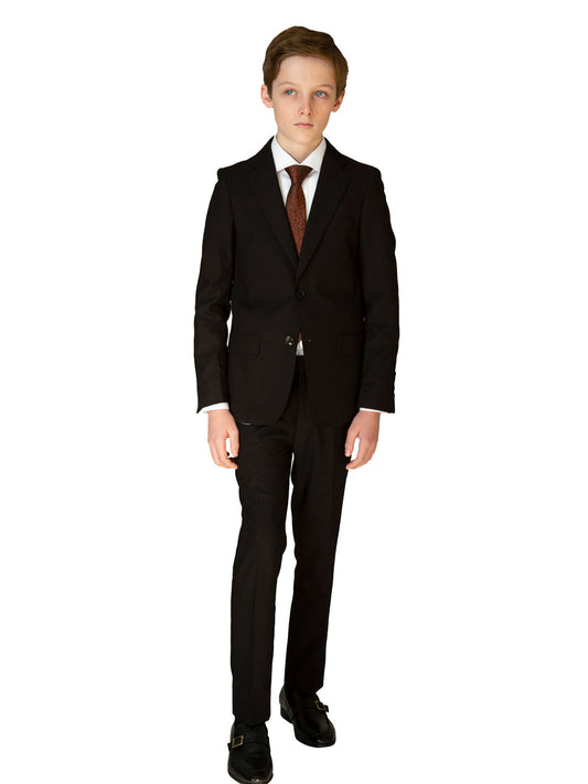 Boy's Tr Suit Separate | Black