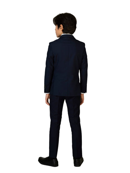 Boy's TR Suit - Navy Pique