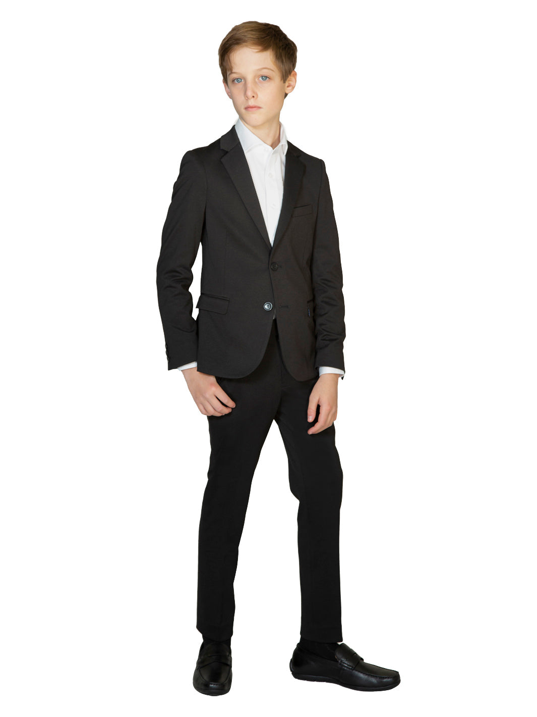 Boy's Soho Stretch Suit - Black