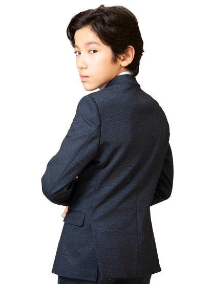 Boy's Soho Stretch Suit - Navy Design