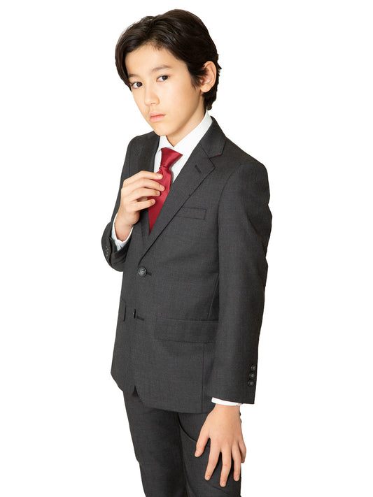 Boy's TR Suit Jacket - Charcoal