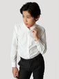 Boy's Pinpoint Non-Iron White Shirt