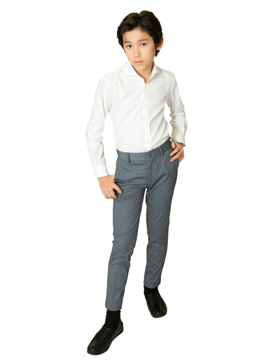 Boy's Soho Stretch Pants - Grey