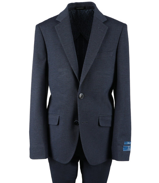 T.O. Boy's Fashion Suit - Blue Birdseye
