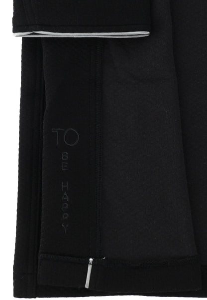 T.O Men's Black Modal Waffle Bathrobe