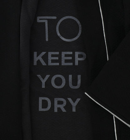 T.O Men's Black Modal Waffle Bathrobe