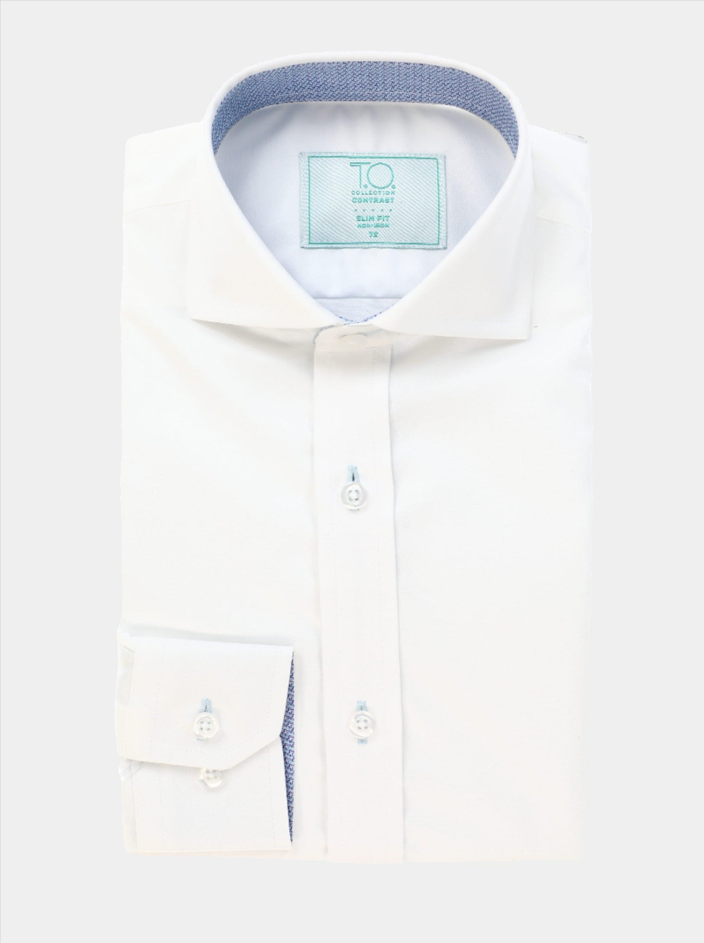 Boy's Puzzle Contrast Shirt - Blue