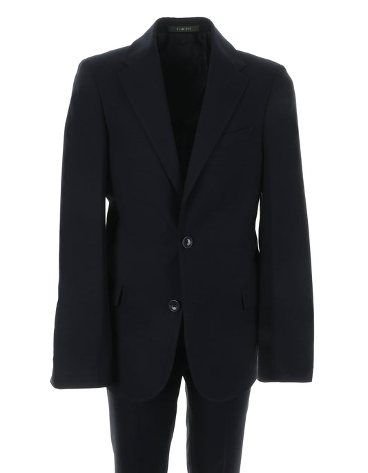 Boy's Flex Fashion Navy Suit Jacket