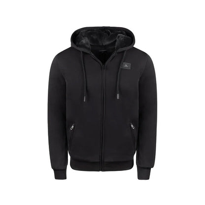 T.O. Collection Kid's Dulce Black X Style Hoodie with thumb hole - Black Fur