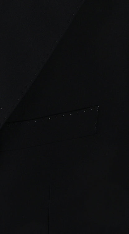 T.O Men's Performance Platinum Blazer Jacket - Black