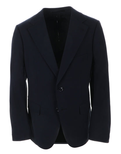 T.O Men's Performance Platinum Blazer Jacket - Navy
