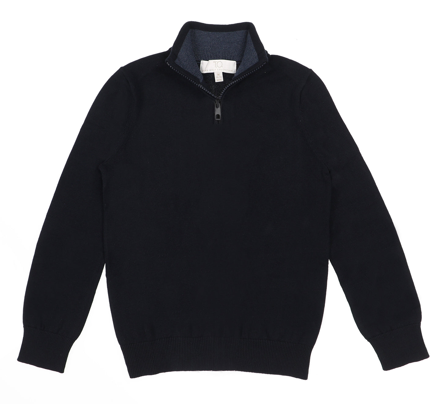 T.O. Collection Boy's Quarter Zip Sweaters