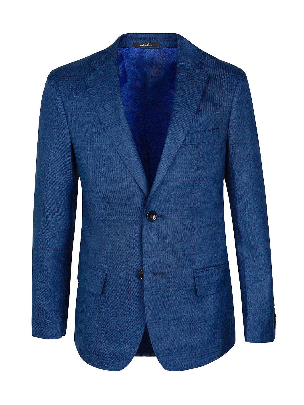 Boy's Fashion Suit - Blue Plaid