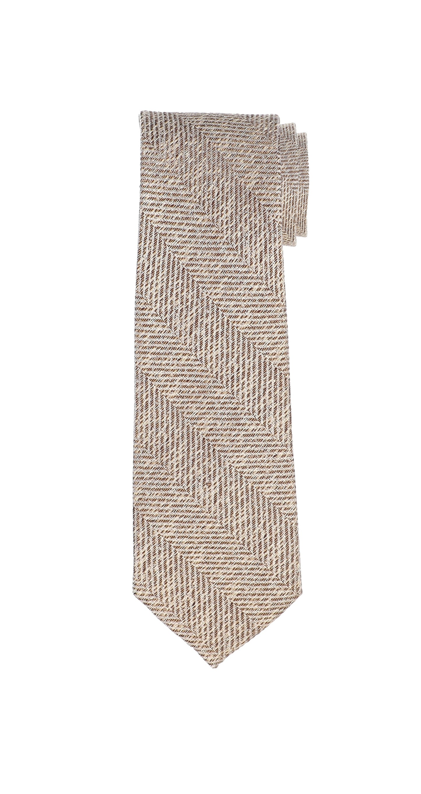 Boy's T.O. Collection Zebra Tie - Camel