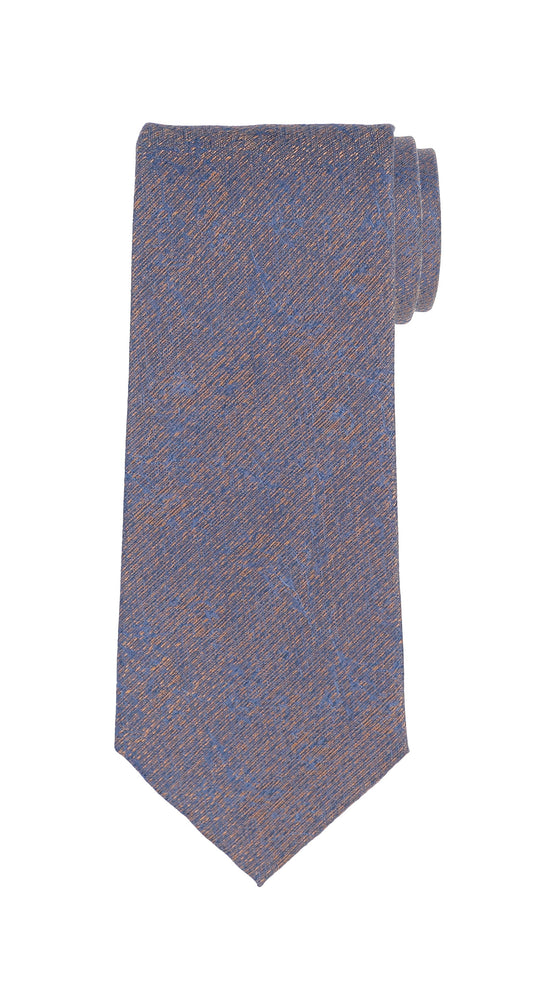 Men's T.O. Collection Paint Tie - Blue on Orange