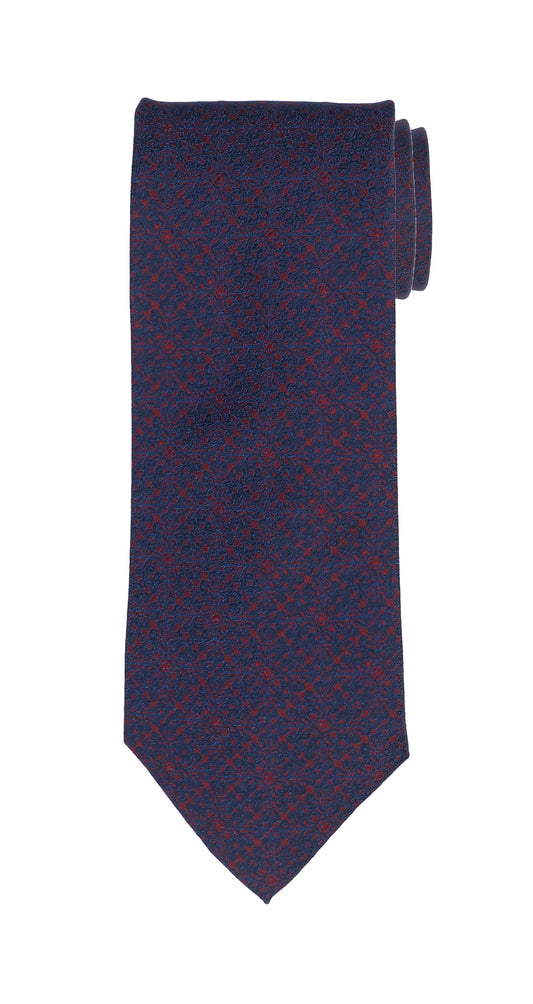 Men's T.O. Collection Jasper Diamond Tie - Blue & Red