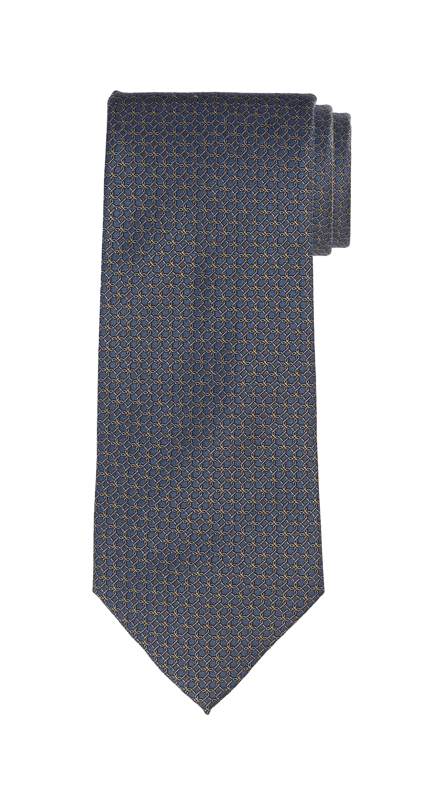 Men's T.O. Collection Chain Tie- Blue