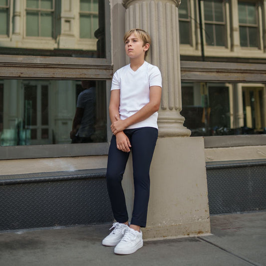 Boy's 5-Pocket Performance Pants - Navy