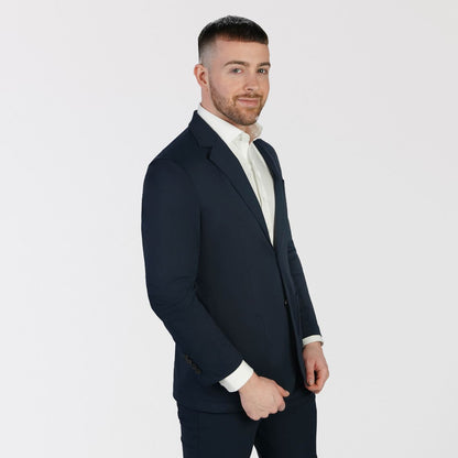 T.O Men's Performance Blazer Jacket - Navy