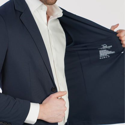T.O Men's Performance Blazer Jacket - Navy