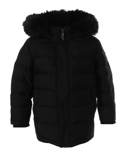 Black Nixon Coat with Black Fur